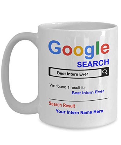 SpreadPassion - Personalized Intern Mug - Best Intern Ever Coffee Cup 11 oz