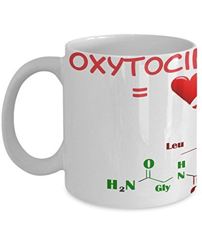 Oxytocin Mug - Oxytocin Hormone - Oxytocin Love -Oxytocin Molecule - Oxytocin Coffee Mug