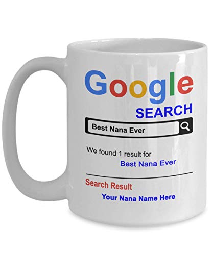 Personalized Nana Mug - Best Nana Ever Coffee Cup - Gift for Nana - Thank you gifts for Christmas Birthday