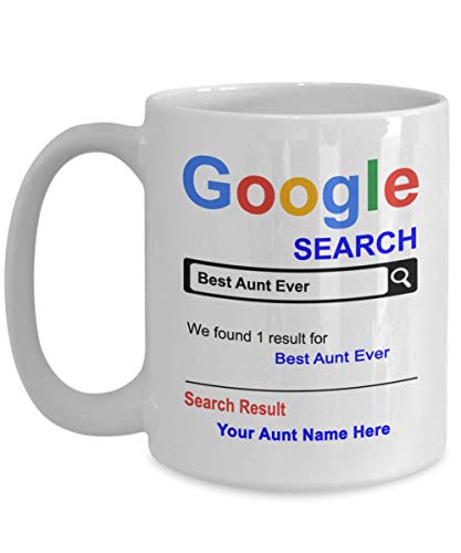 SpreadPassion - Personalized Aunt Mug - Best Aunt Ever Coffee Cup 11 oz & 15 oz