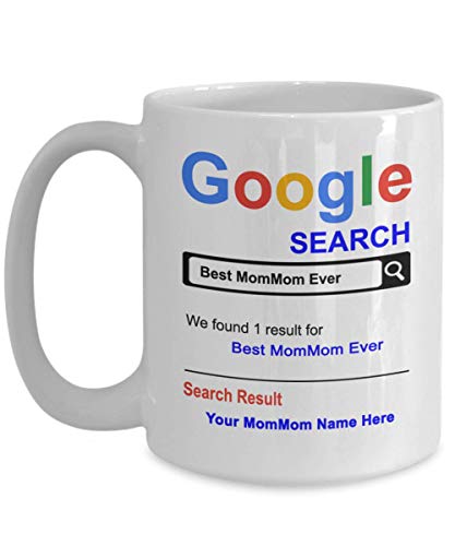 Personalized MomMom Mug - Coffee Mug for Grandparents - Christmas Birthday Gifts
