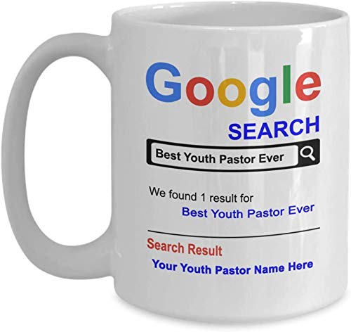 Personalized Youth Pastor Mug - Best Youth Pastor Ever Coffee Cup - Gift for Youth Pastor - Thank you gifts for Christmas Birthday