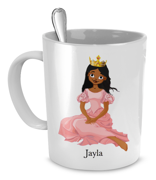 Princess mug - personalize with a child's name!