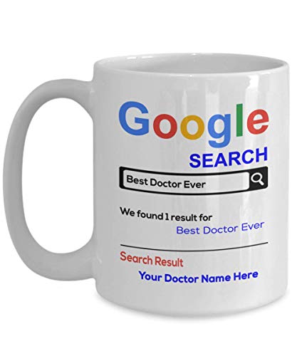 Personalized Doctor Mug - Best Doctor Ever Coffee Cup - Personalized Future Doctor Gifts - Gift for best Doctor - Thank you gifts for Christmas Birthday