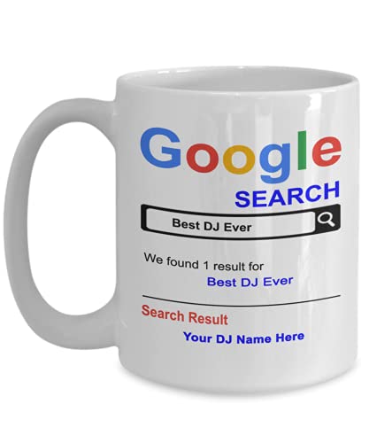 Personalized DJ Mug - Gifts for DJ - Custom DJ Mug - Custom Gifts for DJ - Birthday Christmas Gifts Idea