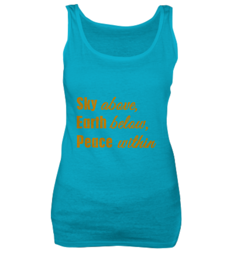 Sky above, earth below, peace within