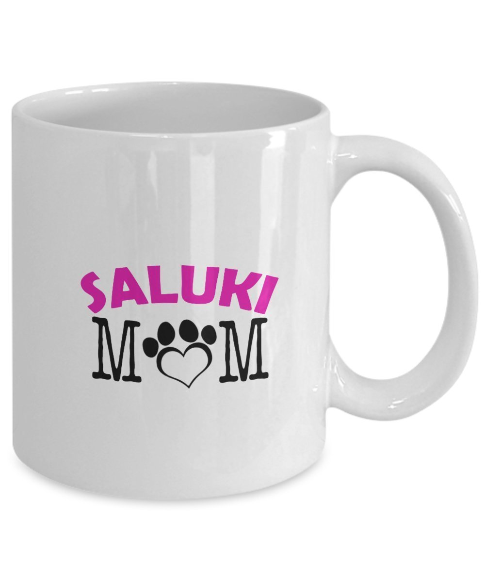 Funny Saluki Couple Mug – Saluki Dad – Saluki Mom – Saluki Lover Gifts - Unique Ceramic Gifts Idea (Dad & Mom)