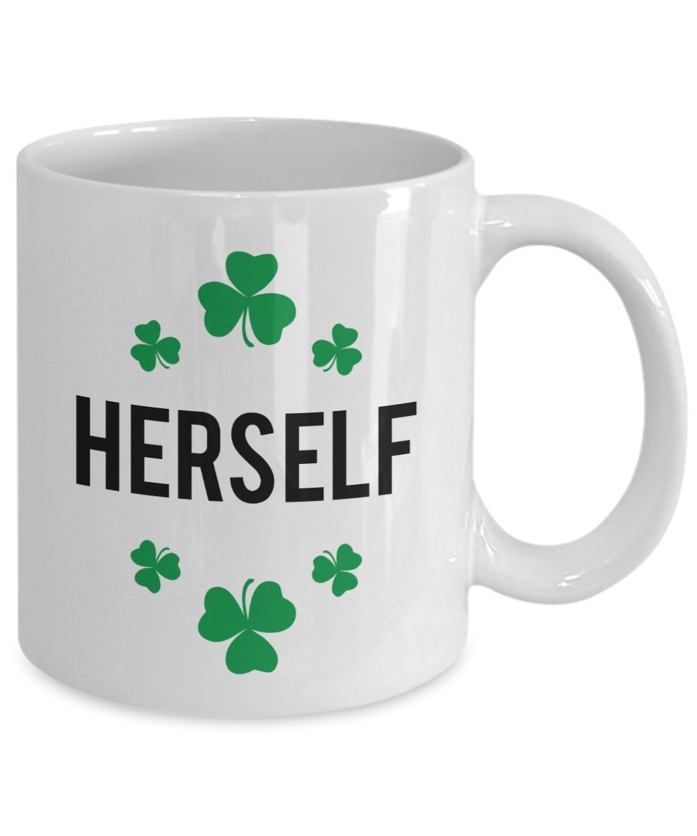 Irish Herself Mug - Irish Mug Set - Funny Tea Hot Cocoa Coffee Cup - Novelty Birthday Gift Idea