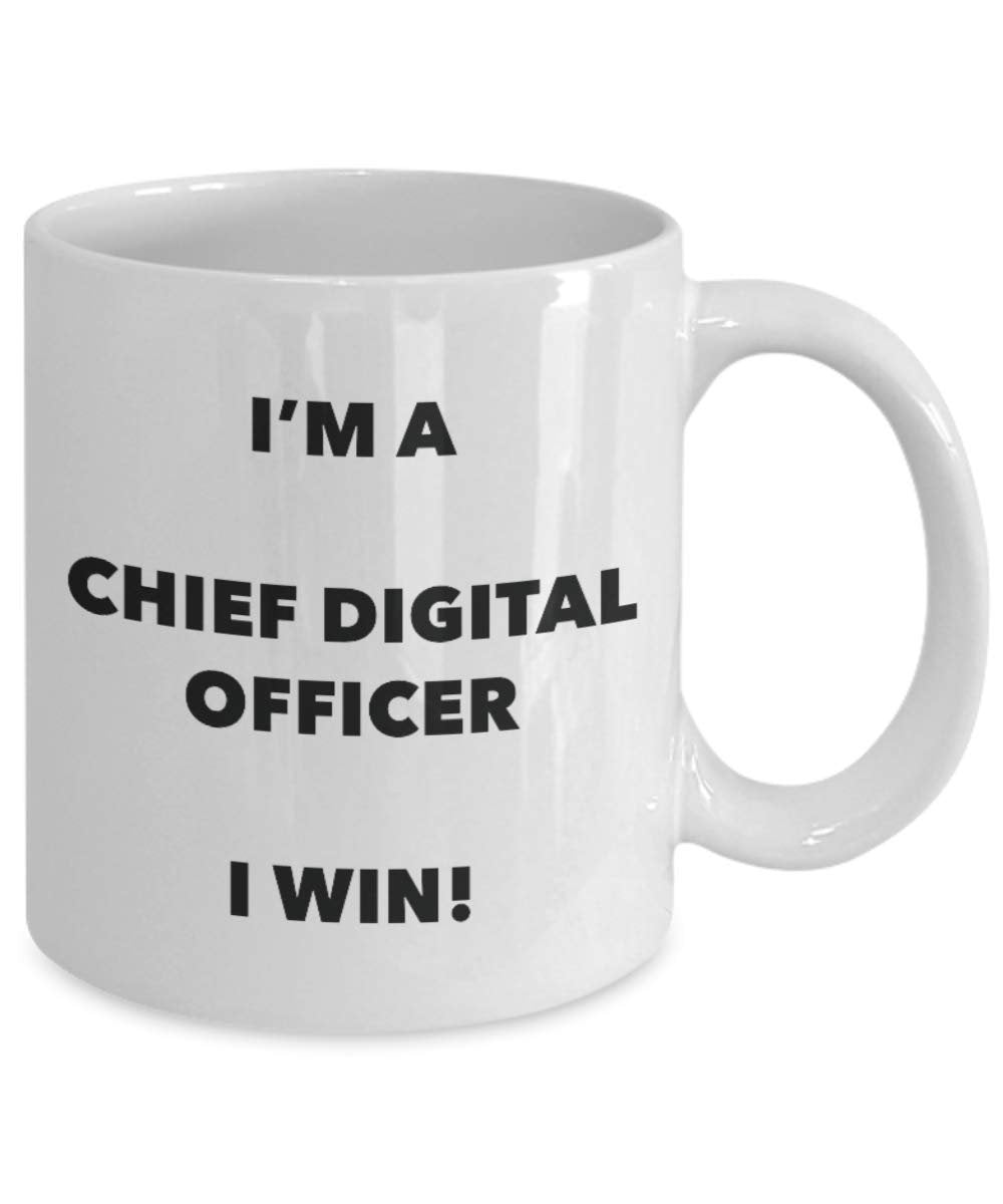 directeur Digital Mug – Je suis un directeur Digital I Win. – Funny Tasse à café – Fantaisie anniversaire Idée de Gag cadeaux de Noël 15oz blanc
