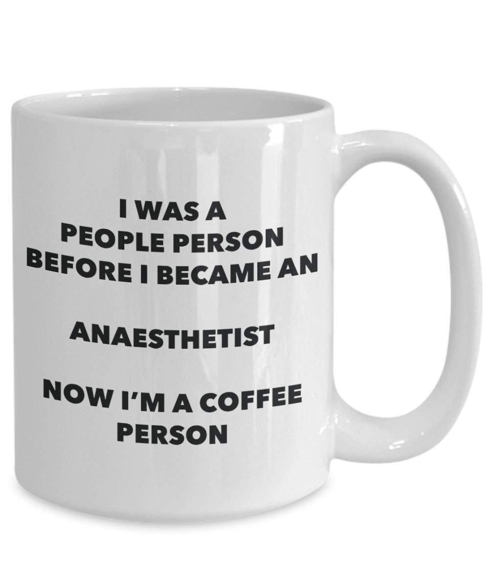 Anaesthetist Coffee Person Mug - Funny Tea Cocoa Cup - Birthday Christmas Coffee Lover Cute Gag Gifts Idea