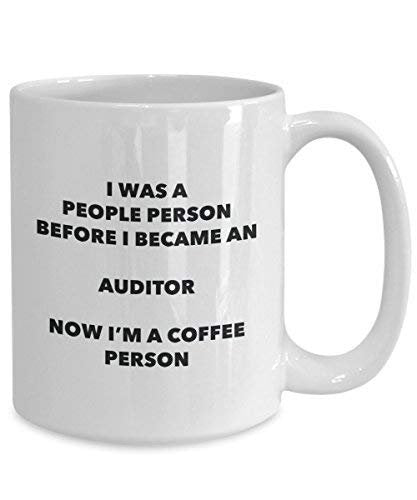 Auditor Coffee Person Mug - Funny Tea Cocoa Cup - Birthday Christmas Coffee Lover Cute Gag Gifts Idea