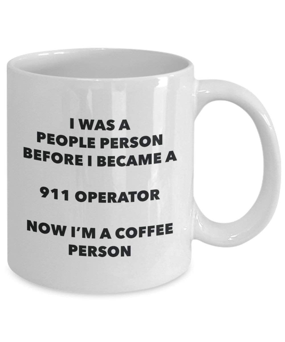 911 Operator Coffee Person Mug - Funny Tea Cocoa Cup - Birthday Christmas Coffee Lover Cute Gag Gifts Idea