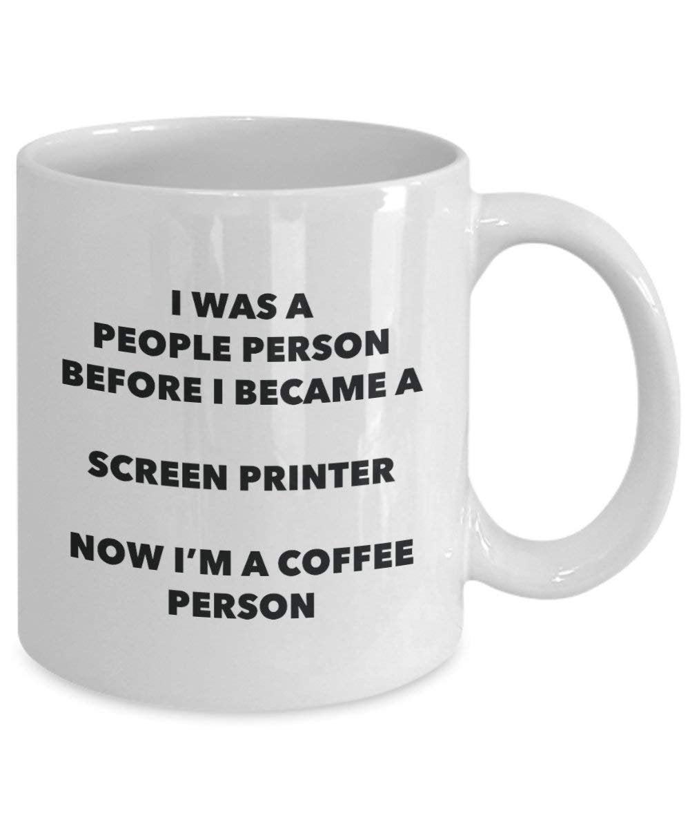 Bildschirm Drucker Kaffee Person Tasse – Funny Tee Kakao-Tasse – Geburtstag Weihnachten Kaffee Lover Cute Gag Geschenke Idee