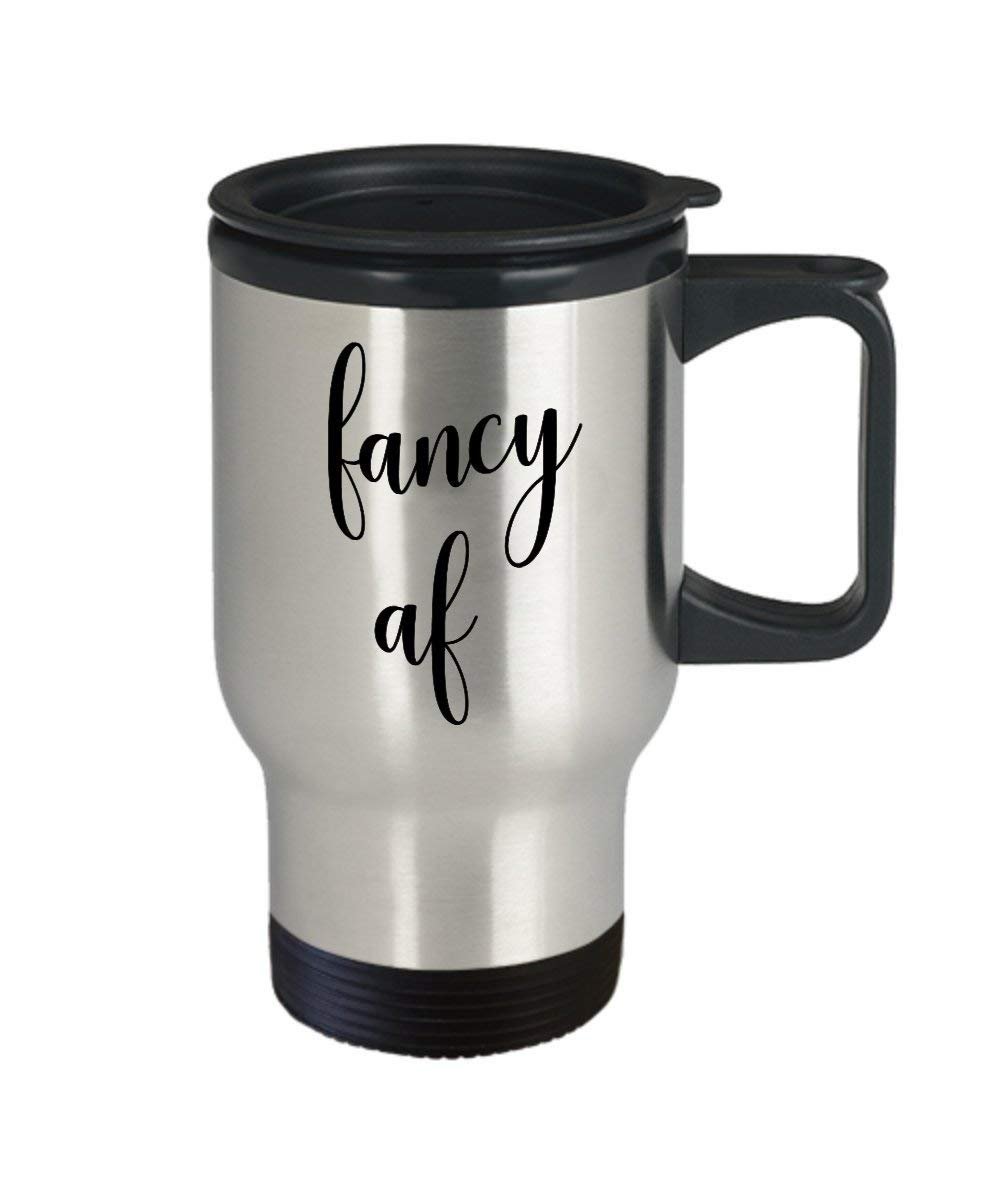 Fancy af tazza da viaggio – divertente tazza da tè caldo cacao tazza termica – novità regalo di compleanno