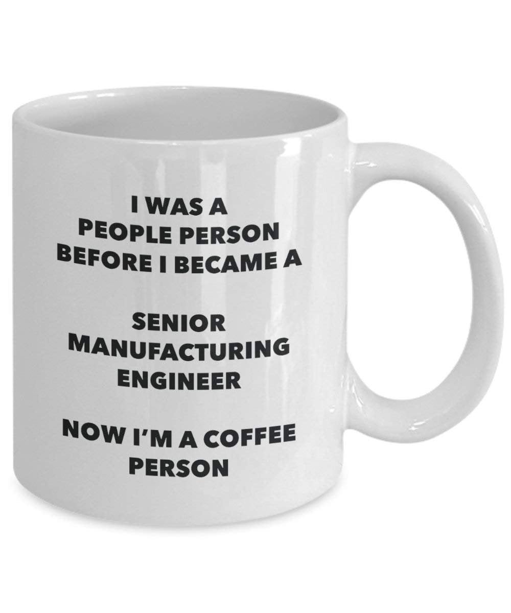 Senior Verarbeitung Ingenieur Kaffee Person Tasse – Funny Tee Kakao-Tasse – Geburtstag Weihnachten Kaffee Lover Cute Gag Geschenke Idee 11oz weiß