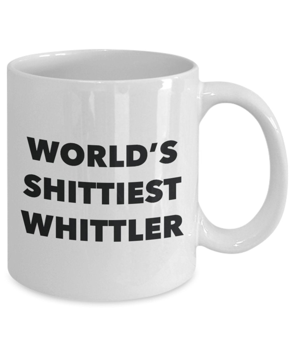 Whittler Coffee Mug - World's Shittiest Whittler - Whittler Gifts - Funny Novelty Birthday Present Idea