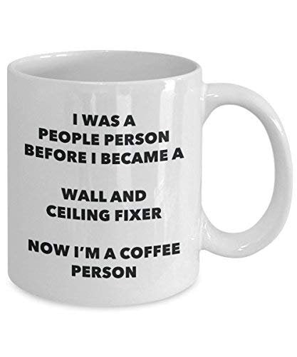 Wall and Ceiling Fixer Coffee Person Mug - Funny Tea Cocoa Cup - Birthday Christmas Coffee Lover Cute Gag Gifts Idea
