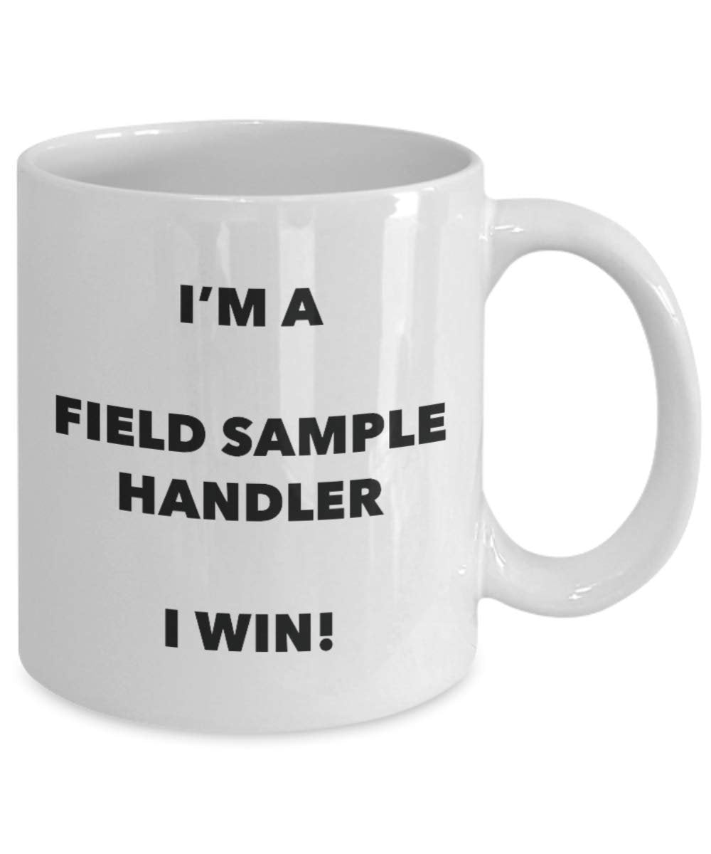 Sono un campione di campo Handler tazza i Win – Funny Coffee Cup – novelty Birthday Christmas GAG regalo idea