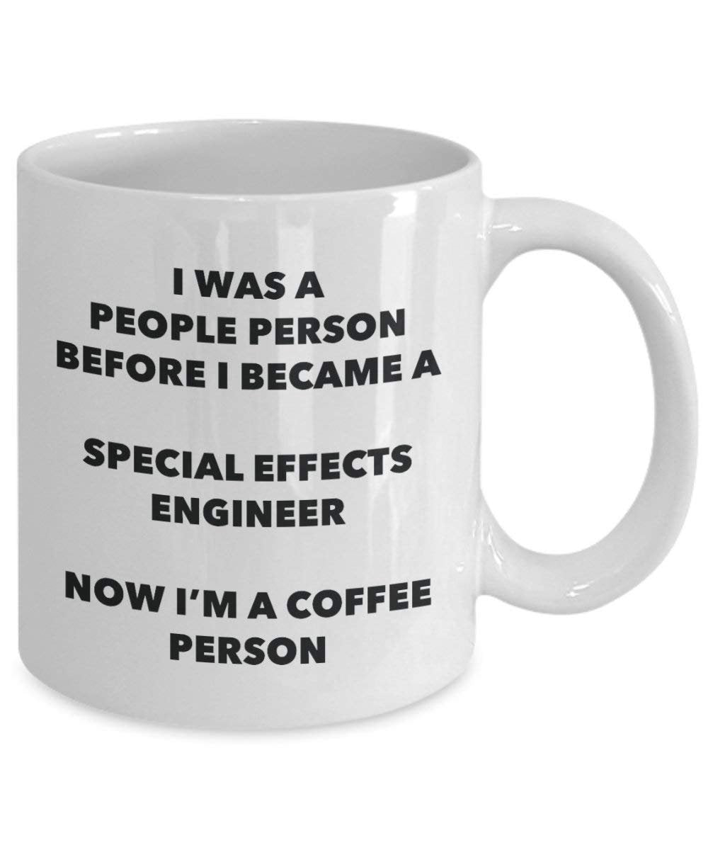 Special Effects Ingenieur Kaffee Person Tasse – Funny Tee Kakao-Tasse – Geburtstag Weihnachten Kaffee Lover Cute Gag Geschenke Idee 11oz weiß