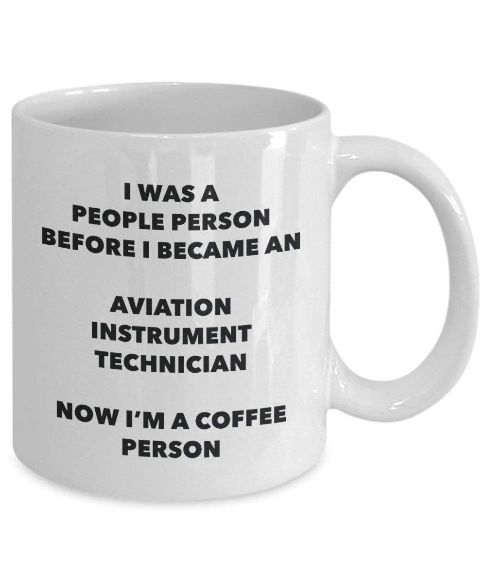 Aviation Instrument Techniker Kaffee Person Tasse – Funny Tee Kakao-Tasse – Geburtstag Weihnachten Kaffee Lover Cute Gag Geschenke Idee