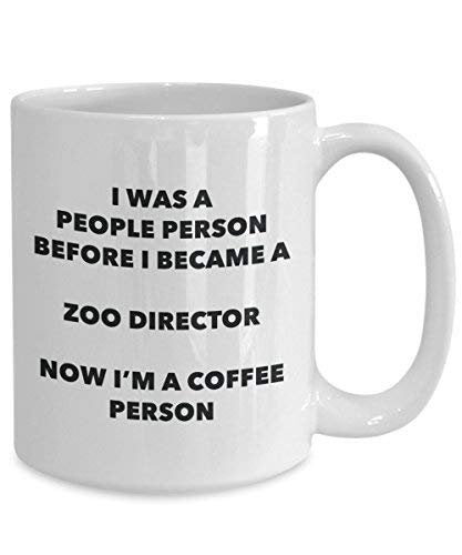Zoo direttore cacao persona – Tazza da tè caffè tazza – Birthday Christmas Coffee Lover cute GAG regalo idea 11oz Infradito colorati estivi, con finte perline