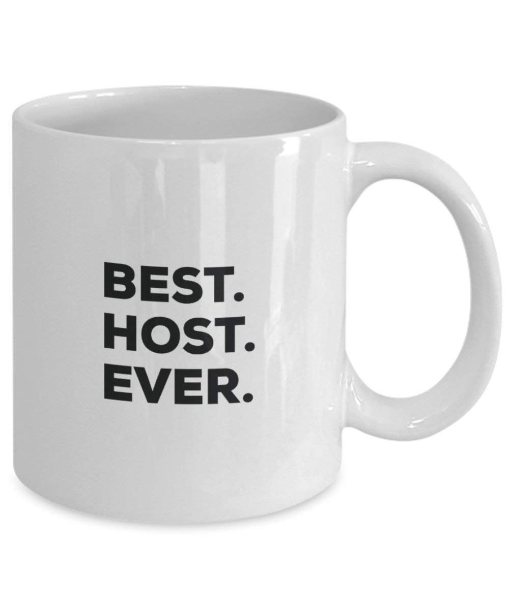 Best Host Ever Tasse – Funny Coffee Cup – Thank You Anerkennung für Weihnachten Geburtstag Urlaub Einzigartiges Geschenk Ideen