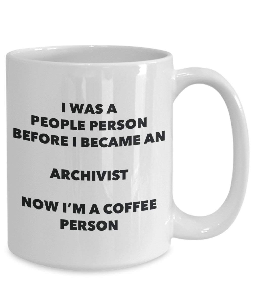 Archivar Kaffee Person Tasse – Funny Tee Kakao-Tasse – Geburtstag Weihnachten Kaffee Lover Cute Gag Geschenke Idee