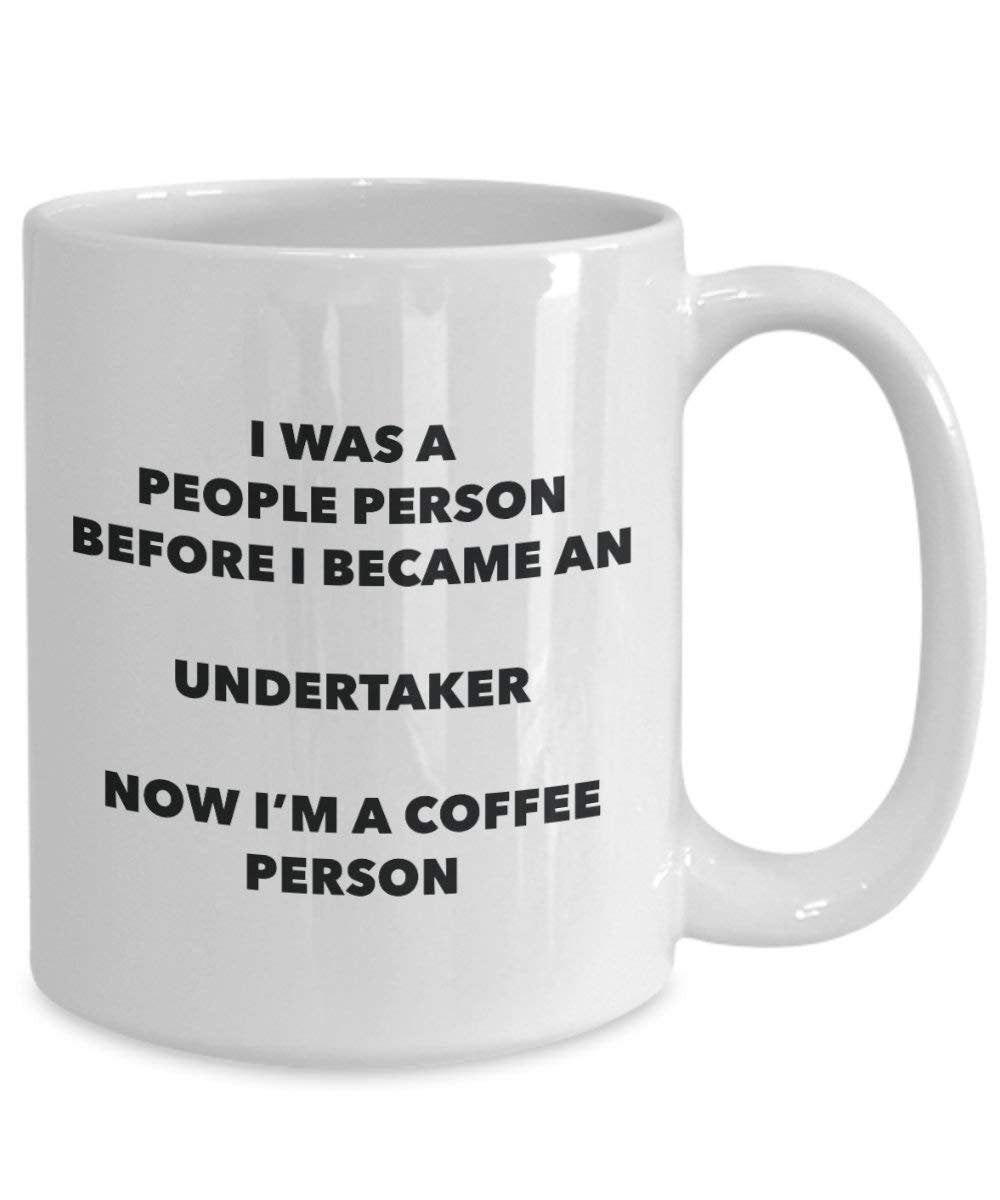 The Undertaker personne à café Mug Tasse à thé de cacao – rigolo – Anniversaire de Noël amateur de café mignon Gag Gifts Idée 15oz blanc