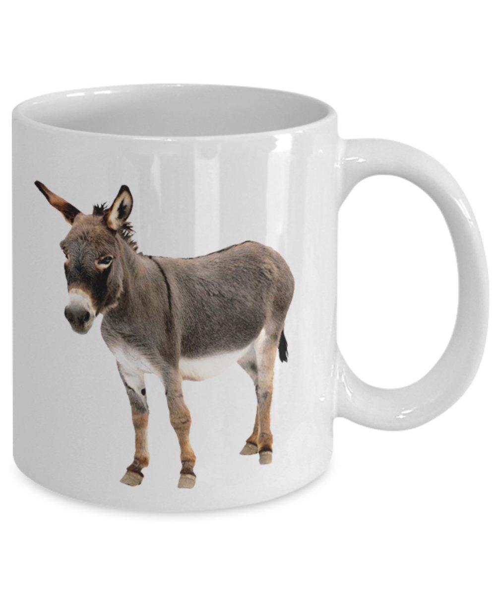 Baby Donkey Mug - Funny Tea Hot Cocoa Coffee Cup - Novelty Birthday Christmas Anniversary Gag Gifts Idea