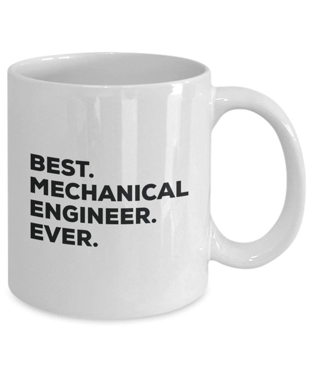 Meilleur ingénieur mécanique jamais Mug rigolo – Tasse à café – Thank You Appréciation pour Noël Anniversaire Vacances Cadeau unique idées 15oz blanc