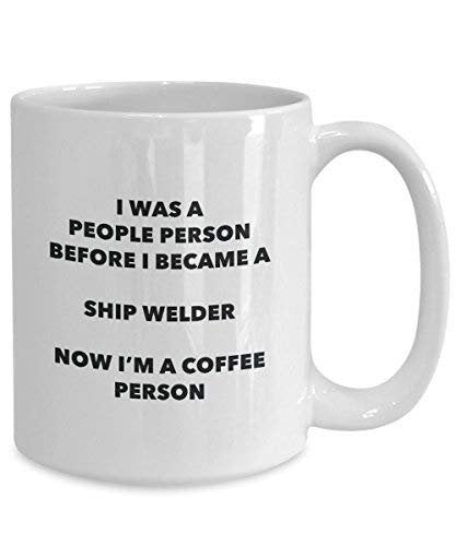 Schiff Welder Kaffee Person Tasse – Funny Tee Kakao-Tasse – Geburtstag Weihnachten Kaffee Lover Cute Gag Geschenke Idee
