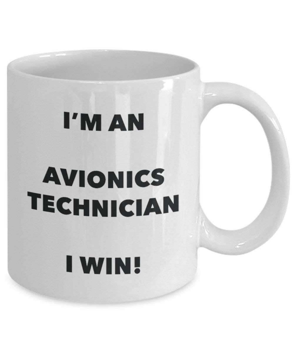 avionik Technician Tasse – Ich bin ein Avionics Techniker I Win. – Funny Kaffeetasse – Neuheit Geburtstag Weihnachten Gag Geschenke Idee