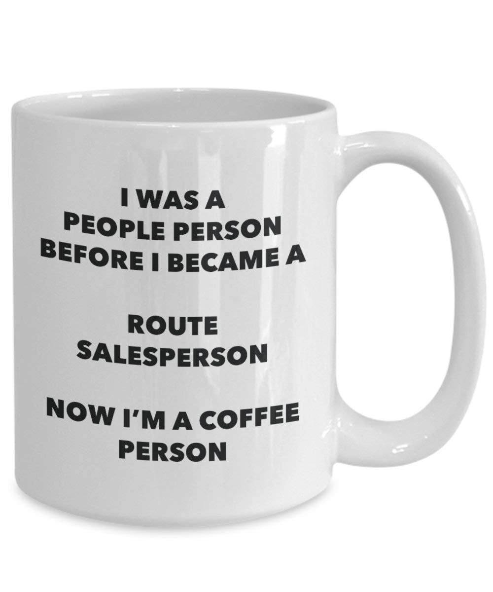 Route Salesperson cacao persona – Tazza da tè caffè tazza – Birthday Christmas Coffee Lover cute GAG regalo idea 11oz Infradito colorati estivi, con finte perline