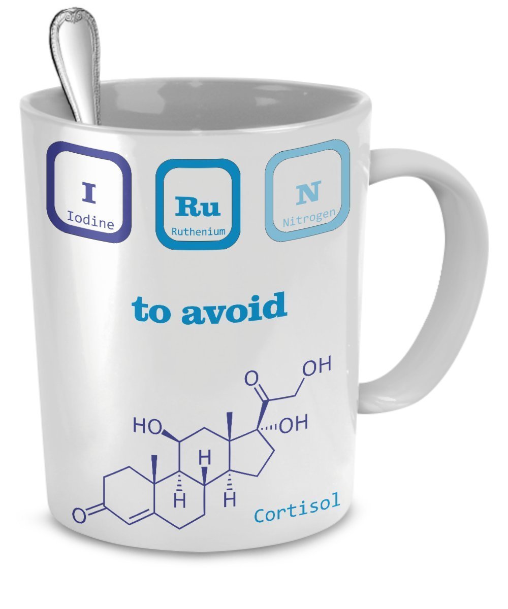 Funny Chemiker Witze – Ich (Jod) Run (Ruthenium Stickstoff) zu vermeiden Stress – Chemiker Geschenke