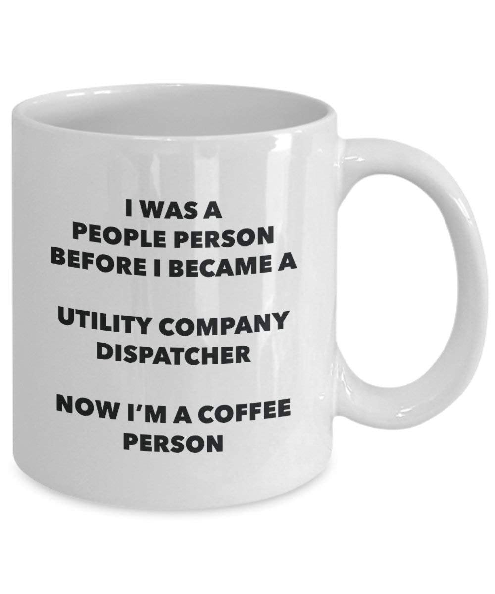 Utility Company Dispatcher cacao persona – Tazza da tè caffè tazza – Birthday Christmas Coffee Lover cute GAG regalo idea 15oz Infradito colorati estivi, con finte perline