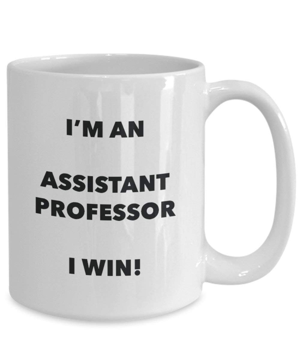 ASSISTANT Professor Tasse – Ich bin ein Assistant Professor I Win. – Funny Kaffeetasse – Neuheit Geburtstag Weihnachten Gag Geschenke Idee
