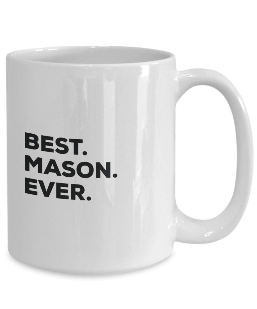 Best Mason Ever Mug - Funny Coffee Cup -Thank You Appreciation For Christmas Birthday Holiday Unique Gift Ideas