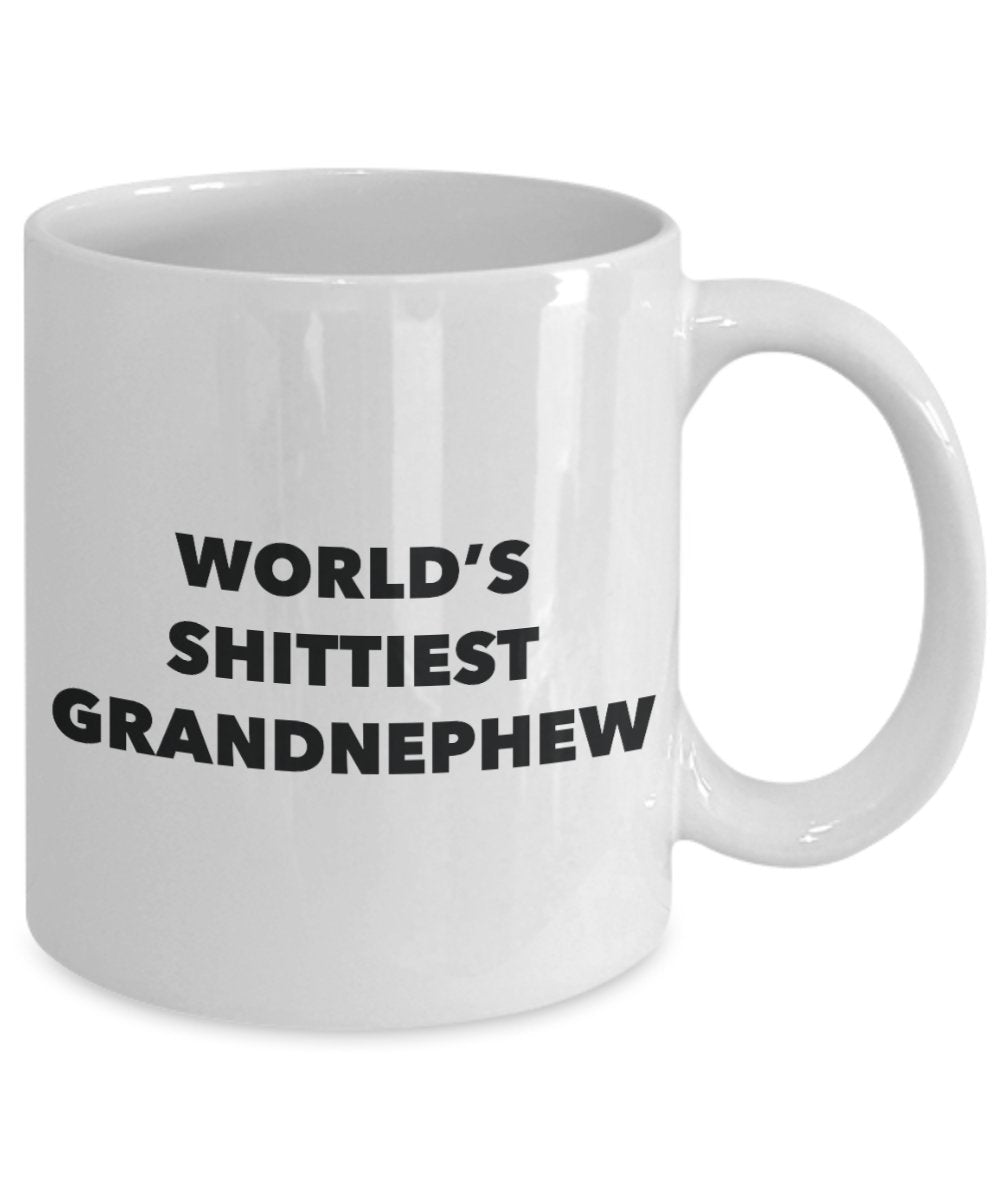 Grandnephew Mug - Coffee Cup - World's Shittiest Grandnephew - Grandnephew Gifts - Funny Novelty Birthday Present Idea