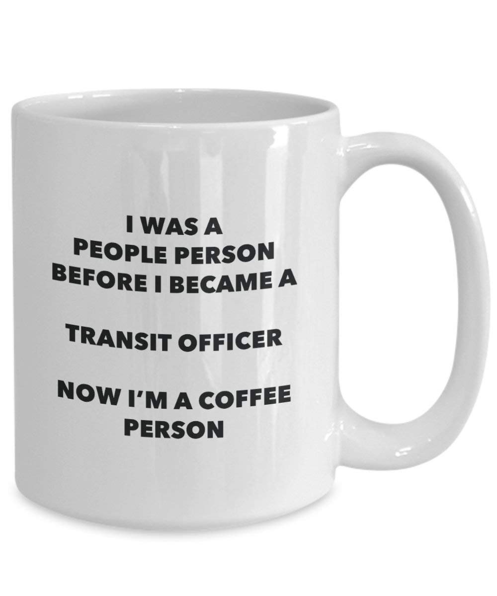 Transit Officer Coffee Person Mug - Funny Tea Cocoa Cup - Birthday Christmas Coffee Lover Cute Gag Gifts Idea