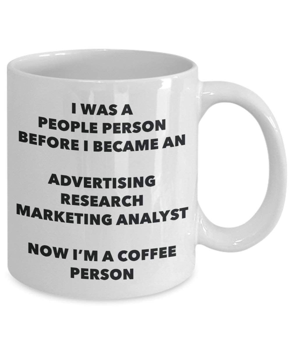 Advertising Research Marketing Analyst Coffee Person Mug - Funny Tea Cocoa Cup - Birthday Christmas Coffee Lover Cute Gag Gifts Idea