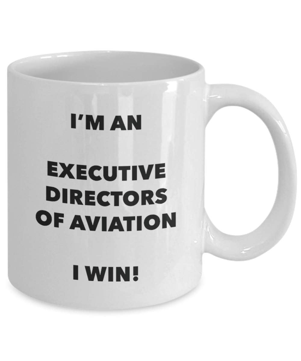 I' m An amministratori dell' aviazione i Win divertente tazza da caffè – Novità compleanno Natale GAG regalo idea 15oz Infradito colorati estivi, con finte perline