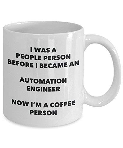 Automation Engineer Coffee Person Mug - Funny Tea Cocoa Cup - Birthday Christmas Coffee Lover Cute Gag Gifts Idea