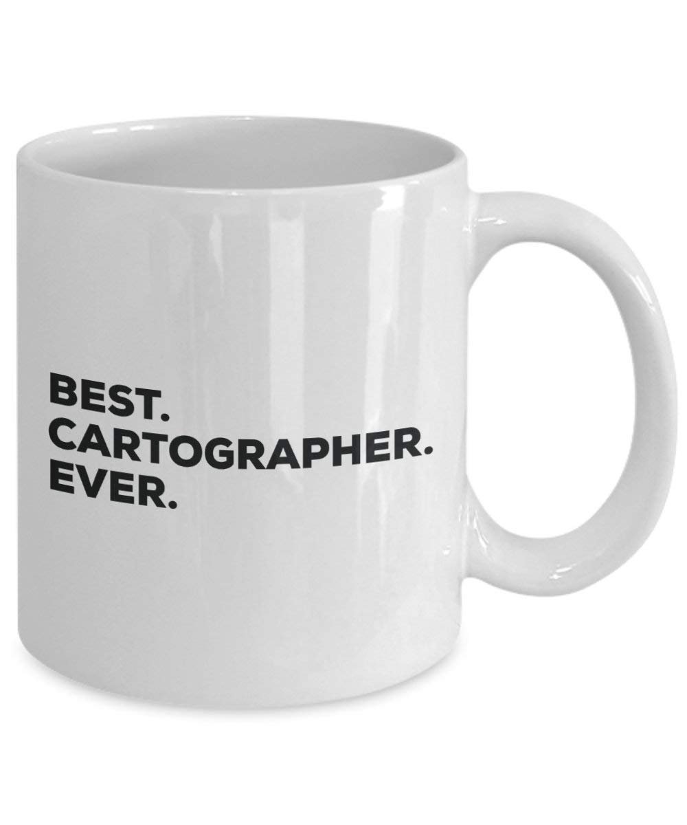 Best Cartographer Ever Tasse – Funny Coffee Cup – Thank You Anerkennung für Weihnachten Geburtstag Urlaub Einzigartiges Geschenk Ideen