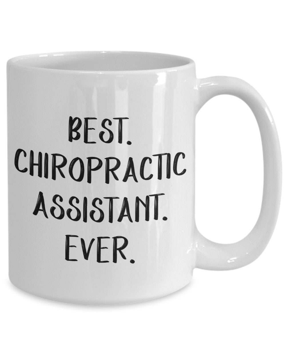 Chiropraktische Assistenten-Geschenke – Best Chiropractic Assistent Ever Tasse – Lustige Tee-Tasse – Neuheit Geburtstag Weihnachten Gag Geschenk Idee