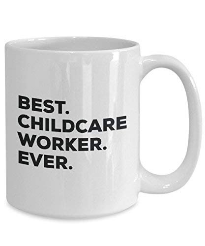 Best Kinderbetreuung Worker Ever Tasse – Funny Coffee Cup – Thank You Anerkennung für Weihnachten Geburtstag Urlaub Einzigartiges Geschenk Ideen