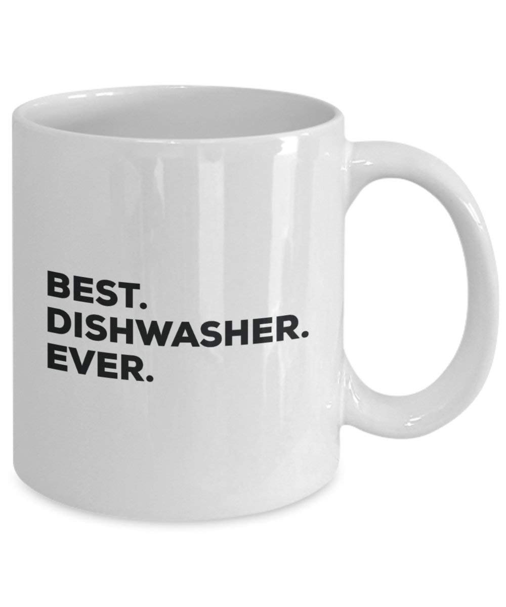 Best Dishwasher Ever Mug - Funny Coffee Cup -Thank You Appreciation for Christmas Birthday Holiday Unique Gift Ideas
