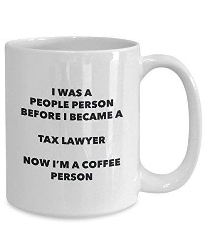 Tax Anwalt Kaffee Person Tasse – Funny Tee Kakao-Tasse – Geburtstag Weihnachten Kaffee Lover Cute Gag Geschenke Idee