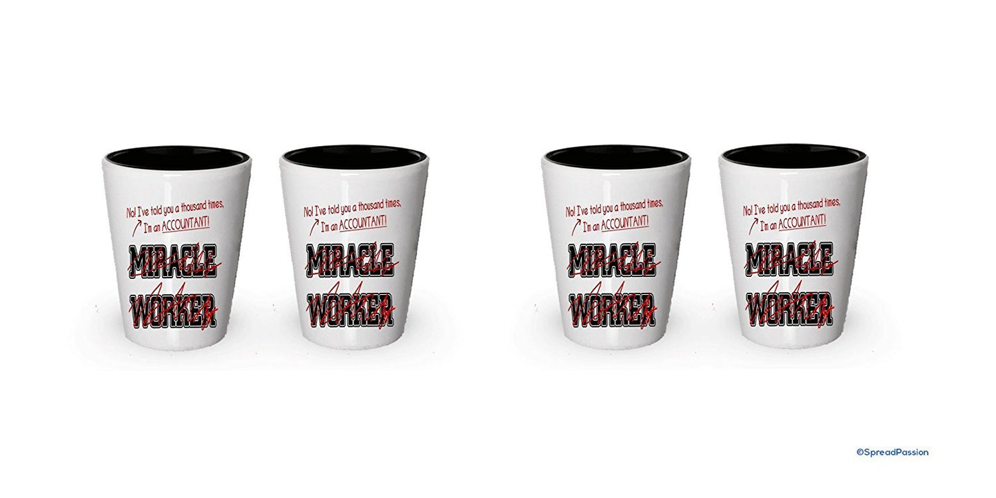 I'm a Accountant Shot Glass, not a Miracle Worker- Funny Gifts for Accountant (6)