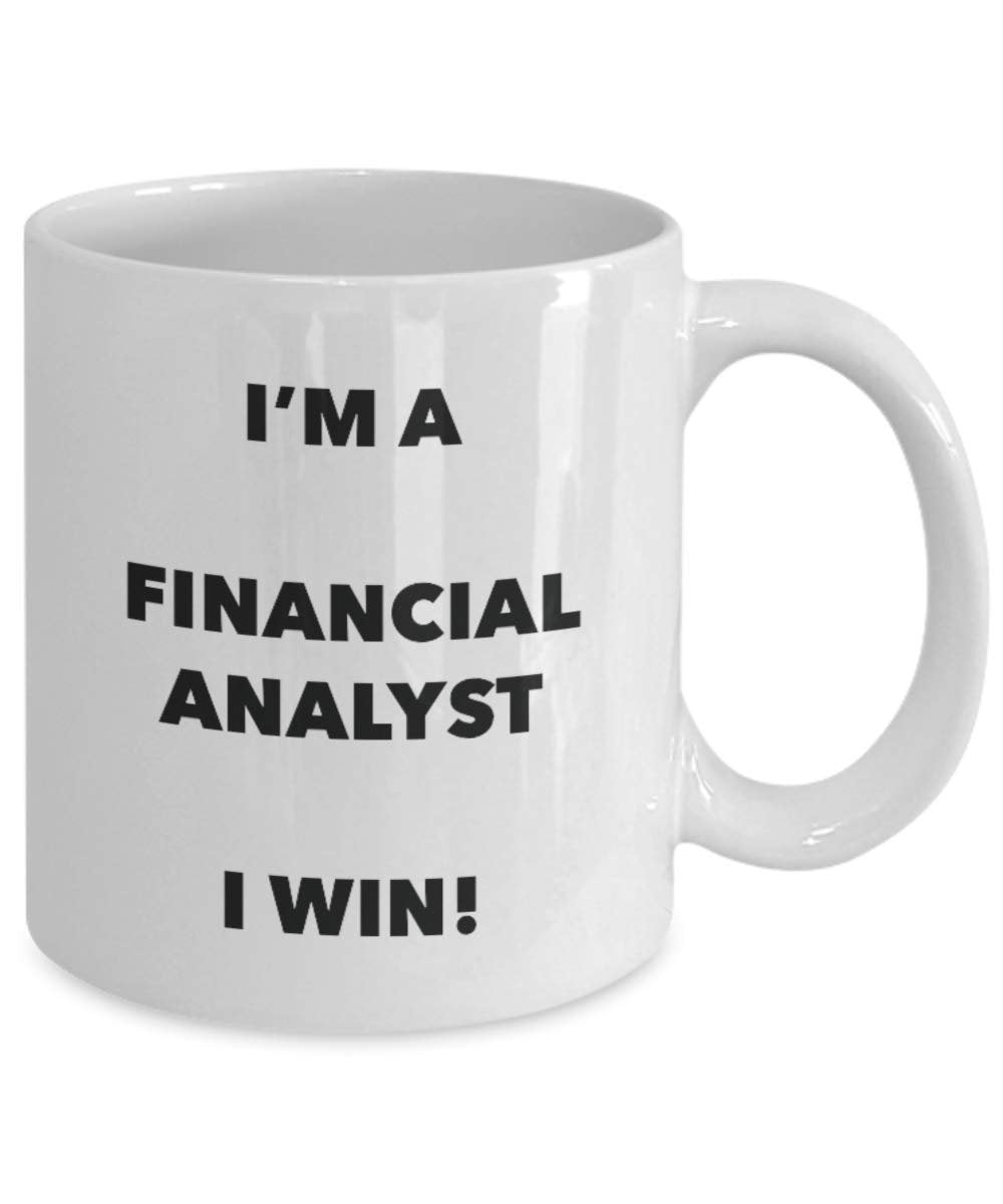 I' m A Financial Analyst tazza i Win – Funny Coffee Cup – novelty Birthday Christmas GAG regalo idea 15oz Infradito colorati estivi, con finte perline