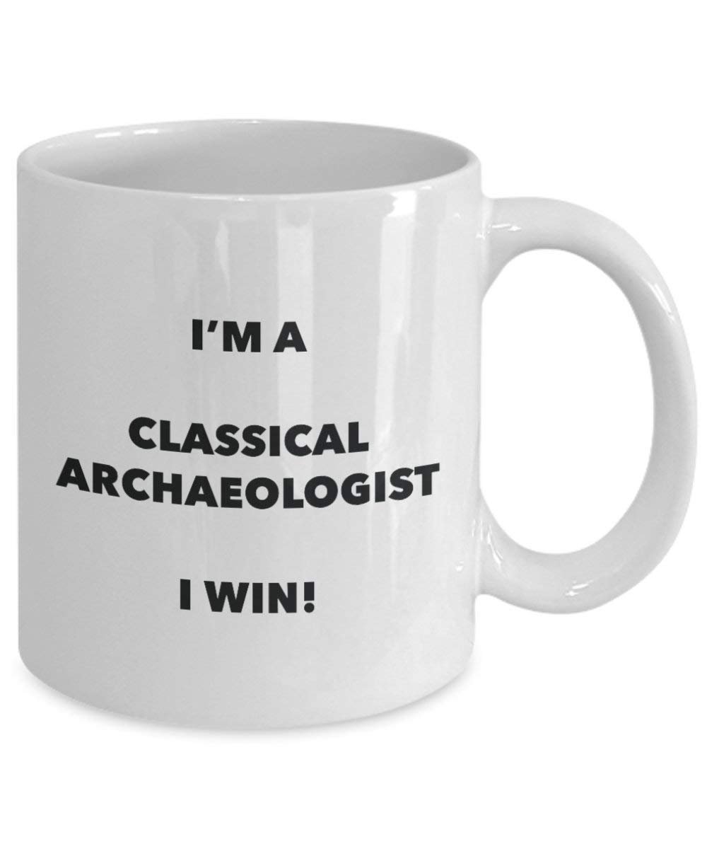 Archäologe Tasse – Ich bin ein Archäologe I Win. – Funny Kaffeetasse – Neuheit Geburtstag Weihnachten Gag Geschenke Idee